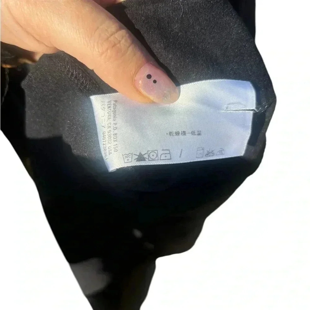 EUC Patagonia Black Eva Luna Dress size XS outdoors casual work spring - Picture 6 of 6